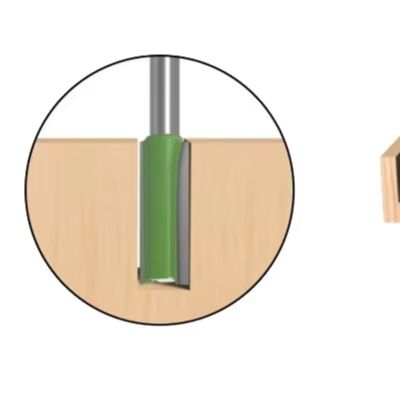 Woodworking Kickback - Frez przemysłowy z trzpieniem 6 mm