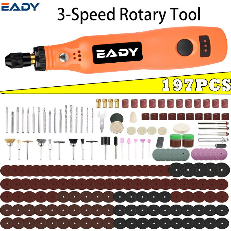 Woodworking Power Tools - Zestaw bezprzewodowych narzędzi obrotowych USB –