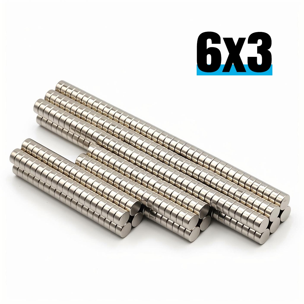 Woodworking Projects Art - Kompaktowy magnes neodymowy 6x3mm, okrągły dysk