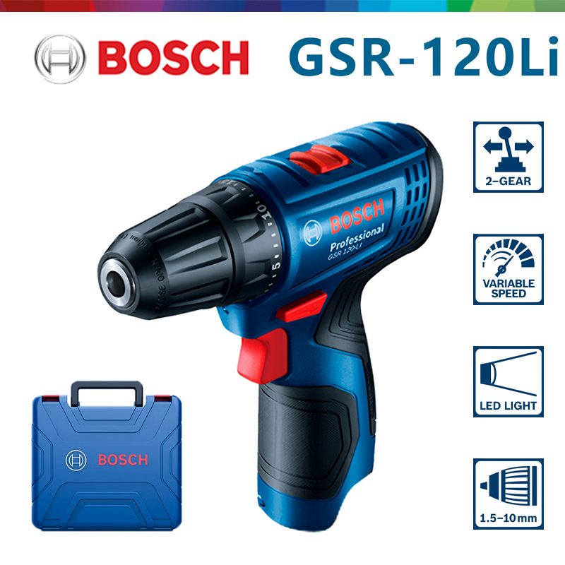 Woodworking Power Tools - Wiertarko-wkrętarka akumulatorowa Bosch GSR 120-LI 12V,