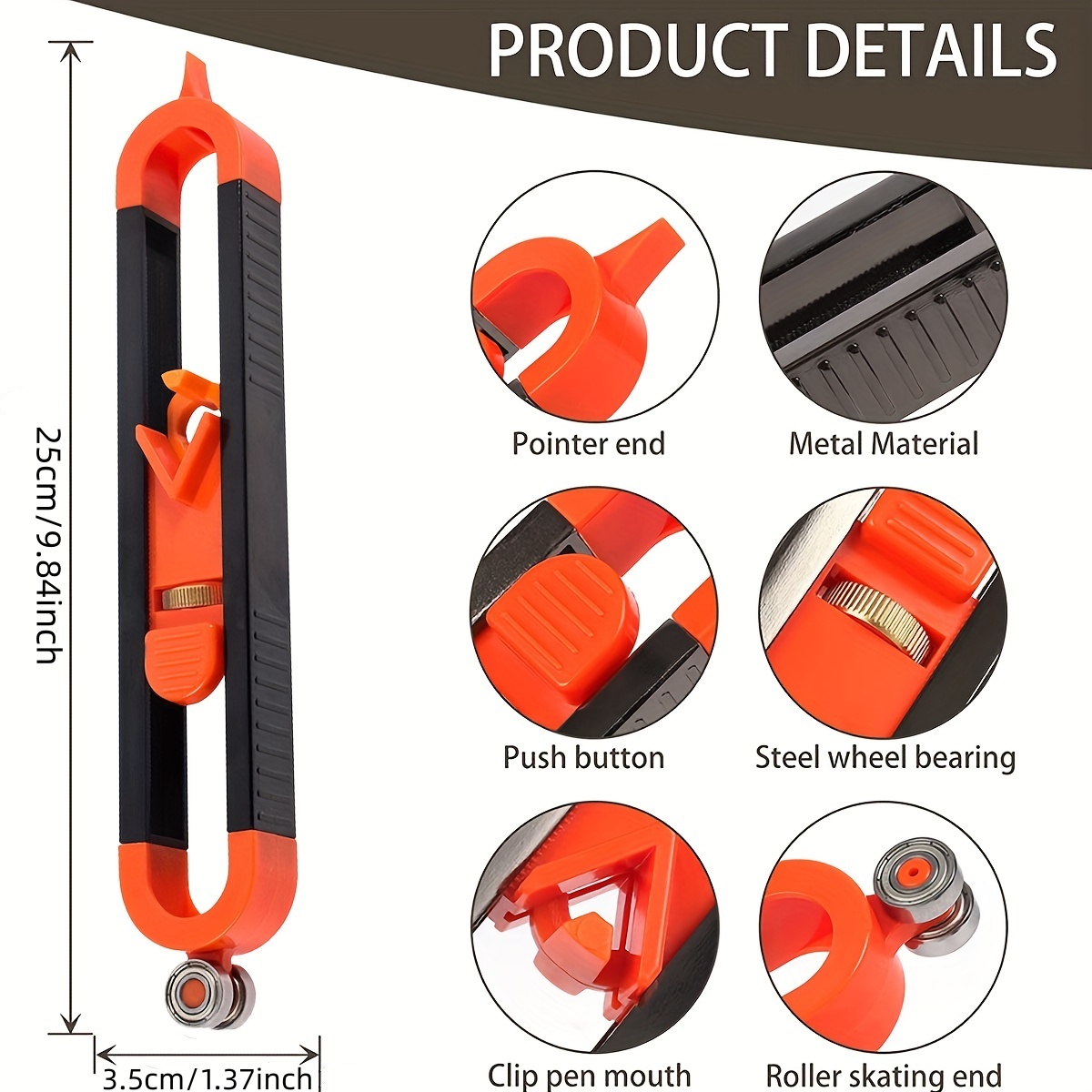 Szablon do trasowania kształtó – Woodworking Gauge recenzja i cena