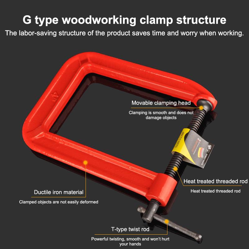 Zacisk G, zacisk C o głębokim  – Woodworking Industries recenzja i cena