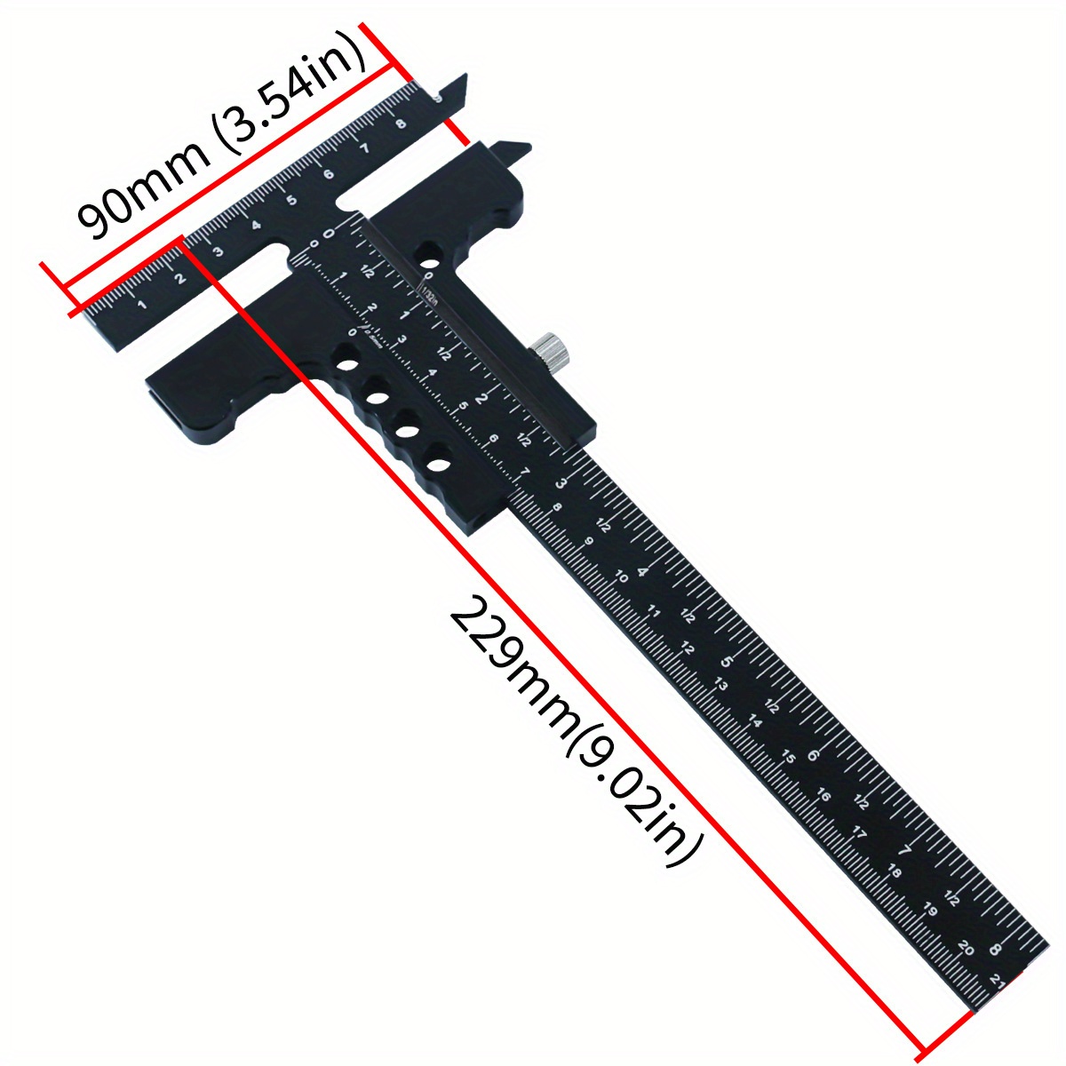 Aluminiowy przymiar traserski  – Woodworking Gauge recenzja i cena