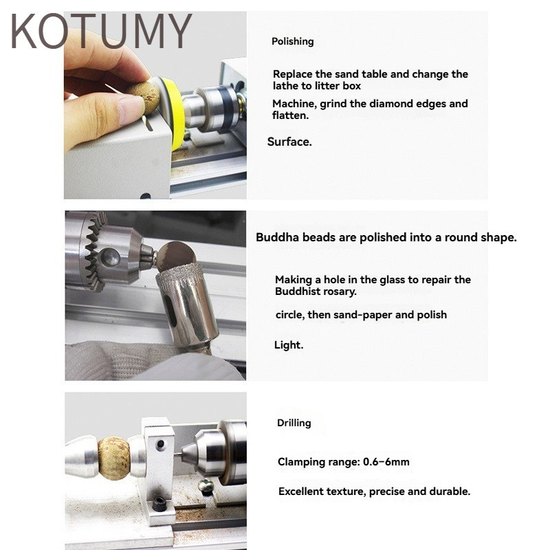 Mini Tokarka KOTUMY - Wielofun – Woodworking Lathe Machine recenzja i cena