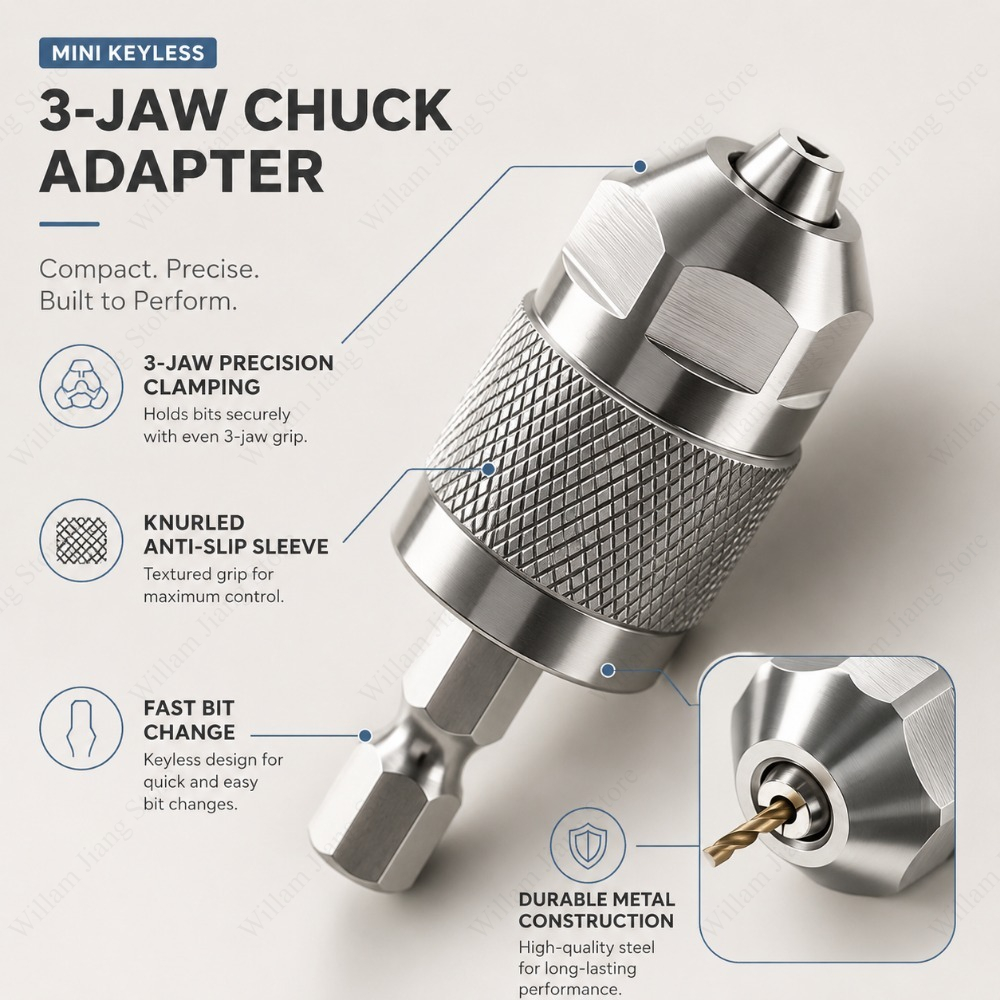 Adapter do wiertarki z 3 szczę – Woodworking Power Tools recenzja i cena